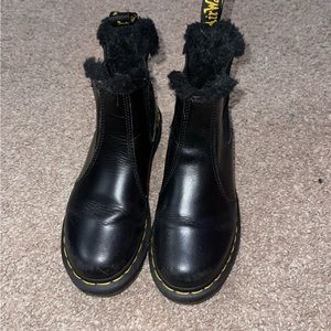 Last CALL Dr Martens boots with fur LAST CALL